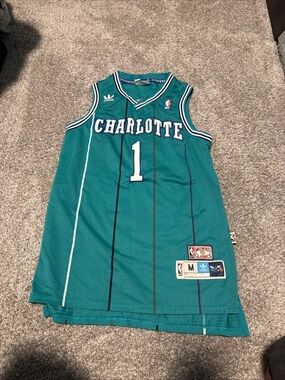 Charlotte #1 Teal Basketball Jersey - Adidas